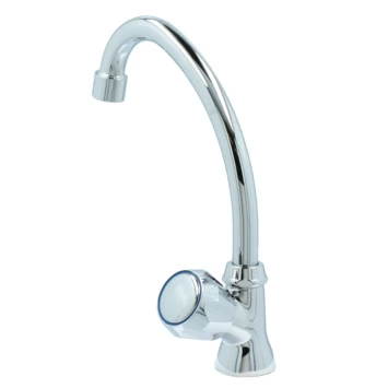 Handson Fonteinkraan Thomas C-uitloop met Draaiknop Chroom Handson Fonteinkraan Thomas C-uitloop Met Draaiknop Chroom -Gamma Badkamer Winkel 123 1011