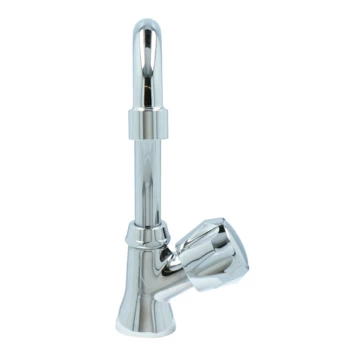 Handson Fonteinkraan Thomas C-uitloop met Draaiknop Chroom Handson Fonteinkraan Thomas C-uitloop Met Draaiknop Chroom -Gamma Badkamer Winkel 123 1016