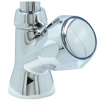 Handson Fonteinkraan Thomas C-uitloop met Draaiknop Chroom Handson Fonteinkraan Thomas C-uitloop Met Draaiknop Chroom -Gamma Badkamer Winkel 123 1017