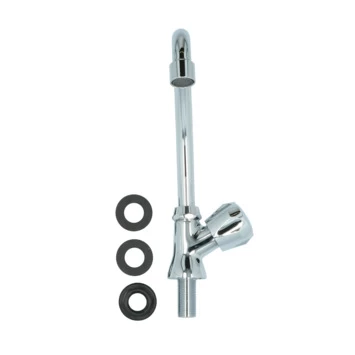 Handson Fonteinkraan Thomas C-uitloop met Draaiknop Chroom Handson Fonteinkraan Thomas C-uitloop Met Draaiknop Chroom -Gamma Badkamer Winkel 123 1018