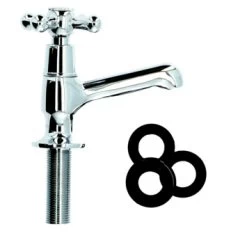 Handson Fonteinkraan Louise Met Draaiknop Chroom -Gamma Badkamer Winkel 123 1051