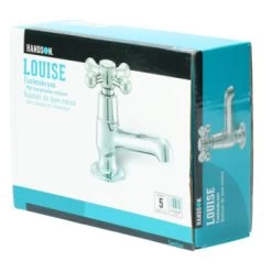 Handson Fonteinkraan Louise Met Draaiknop Chroom -Gamma Badkamer Winkel 123 1052