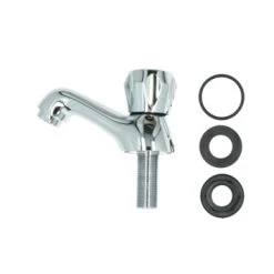 Handson Fonteinkraan Thomas Lage Uitloop Met Draaiknop Chroom -Gamma Badkamer Winkel 123 1064