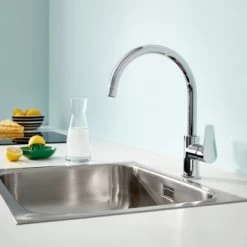 Grohe Start Edge Keukenkraan Chroom -Gamma Badkamer Winkel 123 108