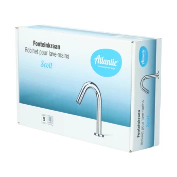 Atlantic fonteinkraan Scott met draaiknop Chroom Atlantic Fonteinkraan Scott Met Draaiknop Chroom -Gamma Badkamer Winkel 123 1085