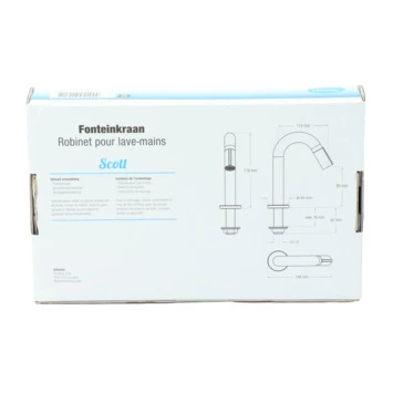 Atlantic fonteinkraan Scott met draaiknop Messing Atlantic Fonteinkraan Scott Met Draaiknop Messing -Gamma Badkamer Winkel 123 1097