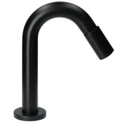 Atlantic Fonteinkraan Scott Met Draaiknop Zwart -Gamma Badkamer Winkel 123 1114