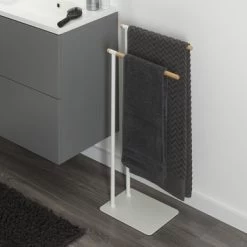 Sealskin Handdoekrek Brix Metaal Wit 6 Sealskin Handdoekrek Brix Metaal Wit -Gamma Badkamer Winkel 123 1164