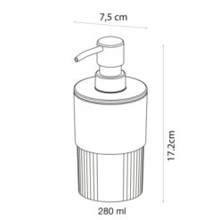 Sealskin Zeepdispenser Brave Staand Zwart -Gamma Badkamer Winkel 123 1195