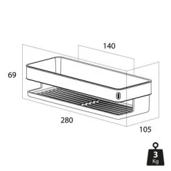 Tiger Douchemand Carv 28 Cm Zwart -Gamma Badkamer Winkel 123 1230