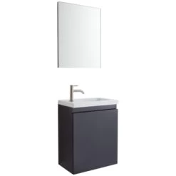 Allibert Fonteinmeubel Portopack 40cm Zwart -Gamma Badkamer Winkel 123 1241