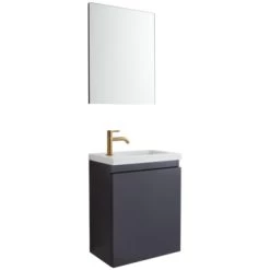 Allibert Fonteinmeubel Portopack 40cm Zwart -Gamma Badkamer Winkel 123 1242