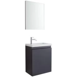 Allibert Fonteinmeubel Portopack 40cm Zwart -Gamma Badkamer Winkel 123 1243