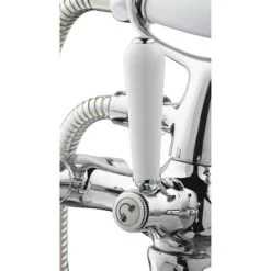 Handson Badkraan Louise Met Handdouche Chroom 15 Cm 3 Handson Badkraan Louise Met Handdouche Chroom 15 Cm -Gamma Badkamer Winkel 123 1307