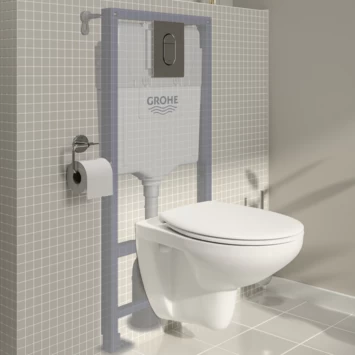 Grohe Wc-pack Bau Arena 4 in 1 Grohe Wc-pack Bau Arena 4 In 1 -Gamma Badkamer Winkel 123 1321