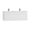 Tiger Helsinki Badkamermeubel 120 Cm Hoogglans Wit Met Wastafel Keramiek Hoogglans Wit -Gamma Badkamer Winkel 123 1338