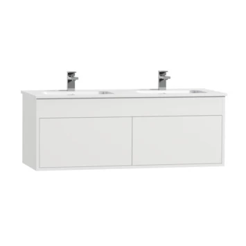 Tiger Helsinki badkamermeubel 120 cm hoogglans wit met wastafel keramiek hoogglans wit Tiger Helsinki Badkamermeubel 120 Cm Hoogglans Wit Met Wastafel Keramiek Hoogglans Wit -Gamma Badkamer Winkel 123 1338