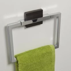 Tiger Zenna Handdoekring Chroom/wenge 4 Tiger Zenna Handdoekring Chroom/wenge -Gamma Badkamer Winkel 123 1391