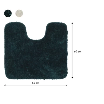 Sealskin toiletmat angora 55x60cm donkergroen Sealskin Toiletmat Angora 55x60cm Donkergroen -Gamma Badkamer Winkel 123 1398