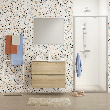 Tiger badmeubelset Pocket 60 cm met 2 lades Naturel Eik Tiger Badmeubelset Pocket 60 Cm Met 2 Lades Naturel Eik -Gamma Badkamer Winkel 123 1415