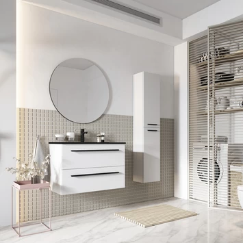 Atlantic kolomkast Stella Mat Wit Atlantic kolomkast Stella Mat Wit -Gamma Badkamer Winkel 123 1540