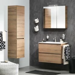 TIGER S-line Spiegelkast 80 Chalet Eik -Gamma Badkamer Winkel 123 1602