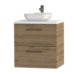 Tiger Badkamermeubel Studio 60 Cm Chalet Eik Met Keramische Waskom Hoogglans Wit En Ronde Grepen 4 Tiger Badkamermeubel Studio 60 Cm Chalet Eik Met Keramische Waskom Hoogglans Wit En Ronde Grepen -Gamma Badkamer Winkel 123 1610