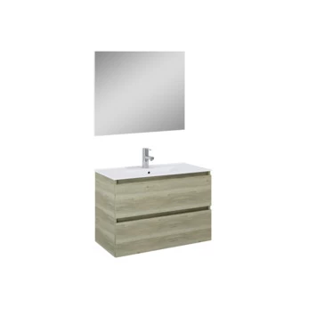 Atlantic badmeubelset Heon 80cm hout Atlantic Badmeubelset Heon 80cm Hout -Gamma Badkamer Winkel 123 1616