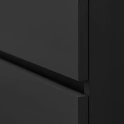 Tiger Karlo Badkamermeubel 120 Cm Mat Zwart Met Zwarte Wastafel -Gamma Badkamer Winkel 123 1669