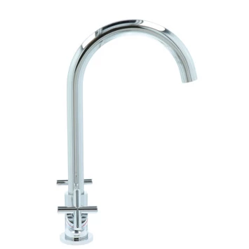 Aqualino Keukenkraan Ceronda 2-knops Chroom Aqualino Keukenkraan Ceronda 2-knops Chroom -Gamma Badkamer Winkel 123 168