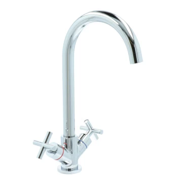 Aqualino Keukenkraan Ceronda 2-knops Chroom Aqualino Keukenkraan Ceronda 2-knops Chroom -Gamma Badkamer Winkel 123 169