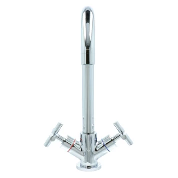 Aqualino Keukenkraan Ceronda 2-knops Chroom Aqualino Keukenkraan Ceronda 2-knops Chroom -Gamma Badkamer Winkel 123 170