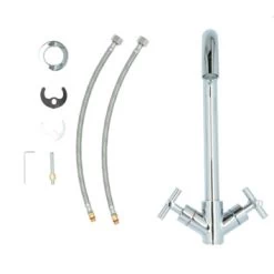 Aqualino Keukenkraan Ceronda 2-knops Chroom 12 Aqualino Keukenkraan Ceronda 2-knops Chroom -Gamma Badkamer Winkel 123 173