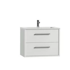 Tiger Badkamermeubel Boston 80cm Hoogglans Wit Met Grepen Chroom 3 Tiger Badkamermeubel Boston 80cm Hoogglans Wit Met Grepen Chroom -Gamma Badkamer Winkel 123 1774