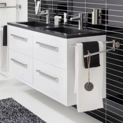 TIGER Boston Kolomkast Wit Hoogglans 40cm 5 TIGER Boston Kolomkast Wit Hoogglans 40cm -Gamma Badkamer Winkel 123 1791