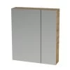 TIGER S-line Spiegelkast 60cm Chalet Eiken -Gamma Badkamer Winkel 123 1857