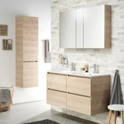 TIGER S-line Spiegelkast 120 Naturel Eik -Gamma Badkamer Winkel 123 1868