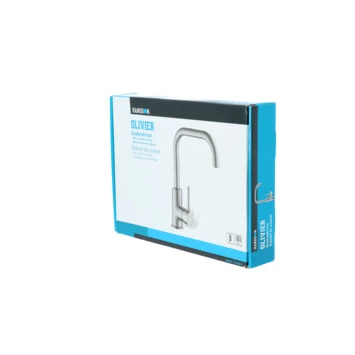 Handson keukenkraan Olivier met hendel RVS Handson Keukenkraan Olivier Met Hendel RVS -Gamma Badkamer Winkel 123 187