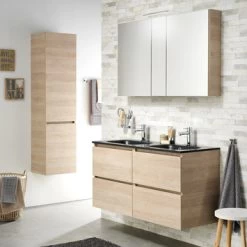 TIGER S-line Spiegelkast 120 Naturel Eik -Gamma Badkamer Winkel 123 1870