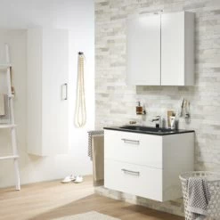 Tiger Spiegelkast S-Line 60cm Sneeuwwit 6 Tiger Spiegelkast S-Line 60cm Sneeuwwit -Gamma Badkamer Winkel 123 1878