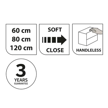 Tiger Karlo Badkamermeubelset 80 cm chalet eik met wit houten wasblad en glanzend witte keramische waskom Tiger Karlo Badkamermeubelset 80 Cm Chalet Eik Met Wit Houten Wasblad En Glanzend Witte Keramische Waskom -Gamma Badkamer Winkel 123 1904