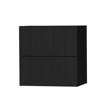 Tiger Maryport Badkamermeubelset 60 cm Mat zwart met matzwarte polybeton wastafel en matzwarte grepen Tiger Maryport Badkamermeubelset 60 Cm Mat Zwart Met Matzwarte Polybeton Wastafel En Matzwarte Grepen -Gamma Badkamer Winkel 123 1909