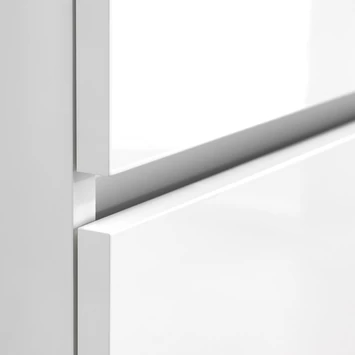 Tiger Karlo Badkamermeubelset 60 cm Hoogglans wit met wit houten wasblad en glanzend witte keramische waskom Tiger Karlo Badkamermeubelset 60 Cm Hoogglans Wit Met Wit Houten Wasblad En Glanzend Witte Keramische Waskom -Gamma Badkamer Winkel 123 1928