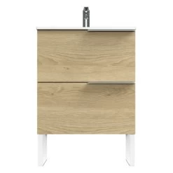 Tiger Badmeubelset Pocket 60 Cm Met 2 Lades Naturel Eik Incl. Looppoten 7 Tiger Badmeubelset Pocket 60 Cm Met 2 Lades Naturel Eik Incl. Looppoten -Gamma Badkamer Winkel 123 1945