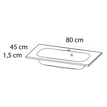 Tiger Reverse Meubelset 80 cm met 2 lades Naturel eik / Mat wit inclusief Oval wastafel Mat wit Tiger Reverse Meubelset 80 Cm Met 2 Lades Naturel Eik / Mat Wit Inclusief Oval Wastafel Mat Wit -Gamma Badkamer Winkel 123 1970