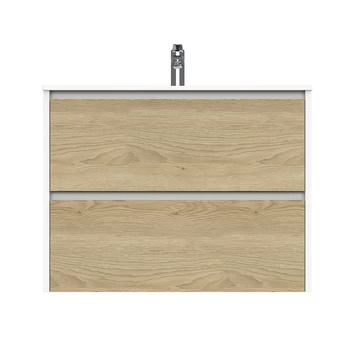 Tiger Reverse Meubelset 80 cm met 2 lades Naturel eik / Mat wit inclusief Oval wastafel Mat wit Tiger Reverse Meubelset 80 Cm Met 2 Lades Naturel Eik / Mat Wit Inclusief Oval Wastafel Mat Wit -Gamma Badkamer Winkel 123 1972