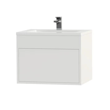 Tiger Helsinki badkamermeubel 60 cm hoogglans wit met wastafel polybeton wit Tiger Helsinki Badkamermeubel 60 Cm Hoogglans Wit Met Wastafel Polybeton Wit -Gamma Badkamer Winkel 123 1991