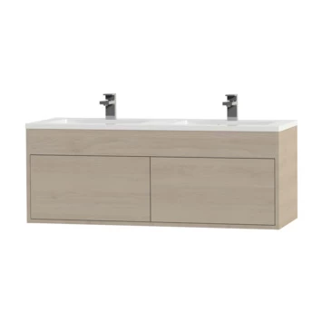 Tiger Helsinki badkamermeubel 120 cm naturel eiken met wastafel polybeton hoogglans wit Tiger Helsinki Badkamermeubel 120 Cm Naturel Eiken Met Wastafel Polybeton Hoogglans Wit -Gamma Badkamer Winkel 123 2014