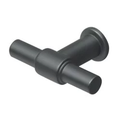 Tiger Maryport Badkamermeubelset 60 Cm Mat Zwart Met Wit Glanzende Polybeton Wastafel En Matzwarte Grepen -Gamma Badkamer Winkel 123 2137