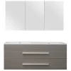 Style Badmeubelset Eiken Donkergrijs 120 Cm -Gamma Badkamer Winkel 123 2359